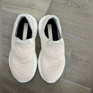 Hoka Beige Mesh Slip-On Shoes
